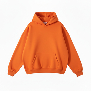 Sudadera con Capucha Multicolor para Hombre, Corte Regular, Tejido de Punto, con Bolsillo, Invierno, 100% Algodón, Forro Polar, Secado Rápido, Transpirable - Product Image 4