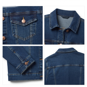Nouveauté - Vente Flash : Vestes en jean pour femmes, design tendance, respirantes, à manches longues, boutonnées, pour adultes. - Product Image 4