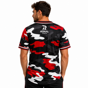 Camiseta de béisbol auténtica para hombre con costuras resistentes, tela transpirable y nombre y número personalizados para torneos deportivos - Product Image 4