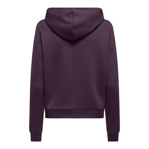 Sudadera con Capucha de Forro Polar para Mujer, Color Sólido, Corte Regular, Manga Larga, Transpirable, de Algodón y Fibra de Bambú, para Otoño - Product Image 2