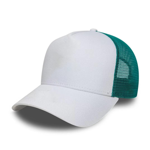 Casquette Trucker Unisexe à Panneaux en Maille, Réglable avec Fermeture Snapback, Face Avant Unie, Personnalisable avec Logo, Respirante, Idéale pour l'Été et le Style Urbain Décontracté - Product Image 1