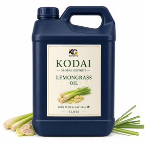 Aceite Esencial de Limoncillo de Tamil Nadu 100% Puro y Natural de Primera Calidad, Destilado al Vapor, para Aromaterapia y Cuidado Facial, Kodai Global Export - Product Image 1