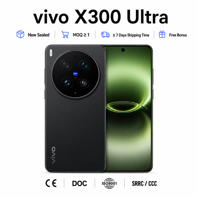 2026 New vivo X300 Ultra 5G Flagship Mobile Phone 200MP Pro Camera 6.82 Inch AMOLED Snapdragon 8 Elite Gen 5 Fast Charge