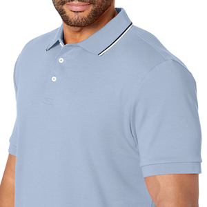 Mens <b>Polo</b> Shirt High Performance Top Moisture Wicking Fabric Short Sleeve Design For Golf Gym Workout And Casual Daily Wear - Product Image 4