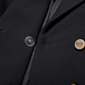 Nouvelle Collection 2026 – Manteau Long en Laine Double Boutonnage pour Femme, Manches Longues, Grande Taille, Style Trench Standard, Automne Hiver - Product Image 3