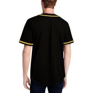 Custom Logo Plus Size Baseball Jersey Breathable Moisture Wicking Quick Dry Polyester Baseball Jersey Team Sportswear Wholesale - Product Image 2
