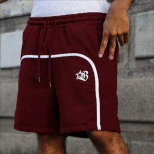 Shorts de sport 100% coton pour hommes, shorts d'entraînement pour hommes, shorts de fitness pour hommes, shorts d'entraînement pour hommes, shorts de streetwear pour hommes - Product Image 3