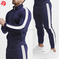 BENEFIT ENTERPRISES Survêtement d'hiver pour hommes, grandes tailles, 100% coton, manches longues, chaud, pour le fitness et la course à pied