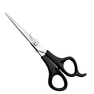 Tijeras de barbero con mango de plástico negro, tijeras de barbero de calidad profesional, precio barato, plástico de acero inoxidable de alta calidad - Product Image 6