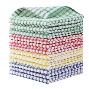 <b>Waffle</b> Towel 100% Cotton Kitchen Hand Towel 30x50cm <b>Waffle</b> Weave Quick Dry Disposable Eco-Friendly Custom Logo Bulk Wholesale - Product Image 3