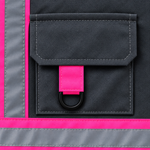 Chaleco de Seguridad Reflectante de Alta Visibilidad Unisex Iron Mark, Certificado CE, con Bolsillos y Cremallera, Ropa de Trabajo - Product Image 6