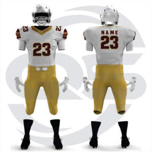 Uniforme de football américain personnalisable par sublimation, respirant, séchage rapide, manches courtes, grandes tailles, pour équipes nationales - Product Image 5