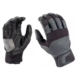 Gants de frappe de baseball légers, design et logo personnalisés, en cuir, équipement de baseball, gants de frappe de baseball pour hommes - Product Image 1