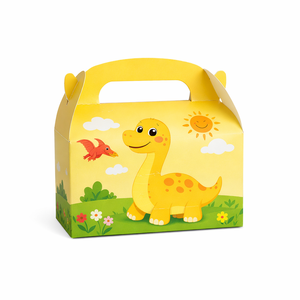 Custom Full Color Printing Gable Gift Bags Paper <b>Boxes</b> for Food Party Birthday Snacks - Product Image 4