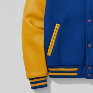 Vestes de baseball classiques pour hommes, style streetwear d'hiver, nouvelle collection, avec capuche et patchs en chenille, vente en gros. - Product Image 3