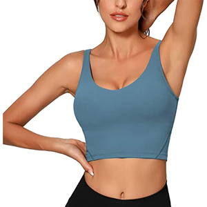 Soutien-gorge de sport tissé à armatures pour femme, avec coussinets amovibles, idéal pour le yoga, la course et la gym - Vente en gros - Product Image 4