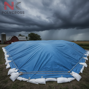 ผ้าใบคลุมฟาร์มเกรดอุตสาหกรรมสำหรับงานหนัก ทนทานต่อรังสียูวี เหมาะสำหรับการใช้งานกลางแจ้ง - Product Image 4