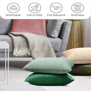 Juego de Almohadas con Fundas de 16x24 Pulgadas, Cojines Rellenos de Microfibra Suave para Sofá, Cama y Sala de Estar, Juego de 2 Almohadas Decorativas - Product Image 5