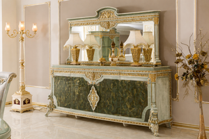 Tocador de Estilo Francés Clásico con Armarios Laterales, Tocador de Madera Tallada a Mano, Juego de Tocador de Lujo para Dormitorio, Australia - Product Image 5