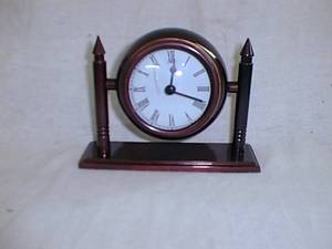 Vintage <b>Battery</b> Operated <b>Mechanical</b> Table <b>Clock</b>-Antique Desk <b>Clock</b>-Decorative Retro Aluminum Table <b>Clock</b> with Modern Design - Product Image 4