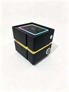 Table de chevet intelligente moderne avec verrouillage par mot de passe, charge sans fil, lumière RGB à commande tactile et haut-parleur audio Bluetooth USB - Product Image 2