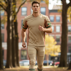 Uniforme de Fútbol Americano Personalizado, Tela Resistente, Impresión por Sublimación, Conjunto de Camiseta y Pantalones para Equipo, Precio de Fábrica al por Mayor - Product Image 6