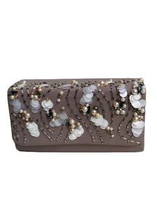 Bolso de Mano de Lujo con Lentejuelas y Perlas para Fiesta, Diseño de Diseñador, Adornado, para Mujer, Cóctel, Boda, Moda - Product Image 1