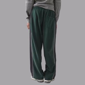 Pantalon de jogging ample pour homme Ville Sports, imprimé par transfert thermique, coupe large, en molleton polyester/coton, bas ouvert - Product Image 3