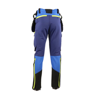 Pantalones de Seguridad Unisex Reflectantes de Alta Visibilidad, Transpirables y de Alta Calidad, Personalizados OEM, de Algodón y Elastano, con Serigrafía