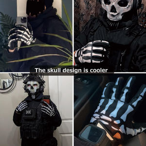 Gants de moto de course à doigts entiers avec protection tactile, dernier style, double paume, pour activités cyclistes en extérieur - Product Image 3