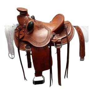 Ensemble de sellerie Western de haute qualité, nouveau design en cuir, avec caractéristiques durables, disponible à bas prix en provenance d'Inde - Product Image 1