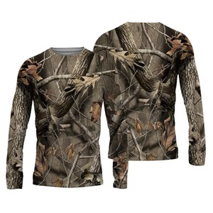 Chemise de chasse camouflage à manches longues pour homme, en polyester respirant, idéale pour l'automne, impression par sublimation personnalisée gratuite - Product Image 3