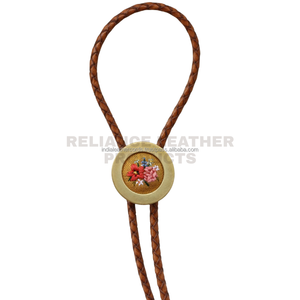 Cordón de Cuero Trenzado Premium Marrón Brillante de 3mm, Cuero Vacuno Redondo para Fabricación de Joyería, Manualidades y Accesorios de Moda - Product Image 1
