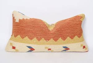 Handmade Wool Kilim Decorative <b>Pillow</b> Covers | Vintage Boho Tribal Cushion Cover | Turkish Handwoven <b>Throw</b> <b>Pillow</b> Wholesale - Product Image 3