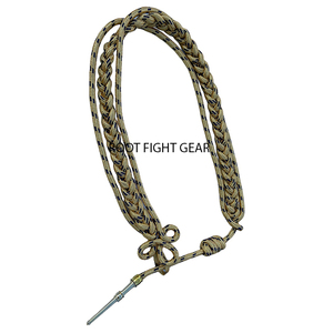 สายคล้องคอและสายรัดนกหวีดแบบยุทธวิธี OEM ของ Root Fight Gear สายสะพายไหล่แบบกำหนดเองพร้อมปลายโลหะเคลือบลวดทอง - Product Image 6