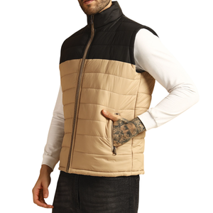 Chaleco Acolchado Personalizado para Hombre - Chaqueta sin Mangas Transpirable y Cálida, Nuevo Diseño, Ropa de Moda Urbana de Invierno para Hombre - Product Image 3