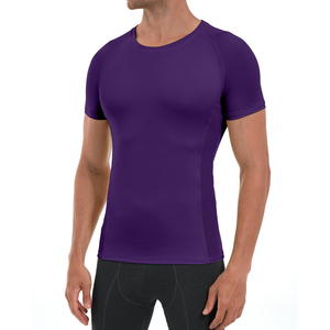 Custom Athletic <b>Compression</b> T-<b>Shirt</b> <b>Men</b> Short Sleeve Quick Dry Fitness Workout Tight <b>Compression</b> <b>Shirt</b> - Product Image 1