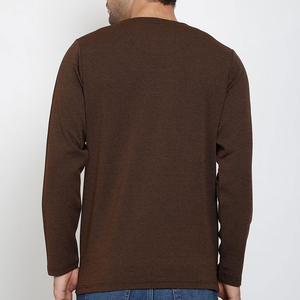 Men Long Sleeve T Shirt Premium Soft Cotton <b>Top</b> Men Long Sleeve T Shirt Featuring Flexible Fabric For <b>Layering</b> Travel - Product Image 2