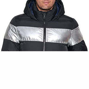 Veste d'hiver matelassée pour hommes pour commandes en gros avec logo personnalisable, prix de gros, veste à bulles imperméable - Product Image 4