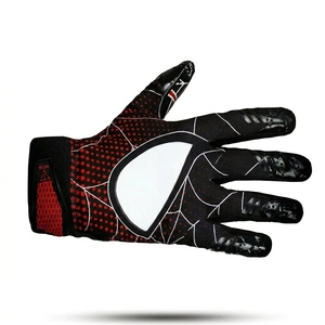 Gants de football américain et de rugby en cuir synthétique respirant antidérapant à doigts entiers, design personnalisé, gants de sport unisexes pour hommes - Product Image 5