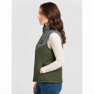 Chaleco Acolchado para Mujer, Chaqueta sin Mangas Personalizada, Acolchado Ligero, Tejido Cálido, Ajuste Cómodo, Ropa de Invierno OEM - Product Image 4