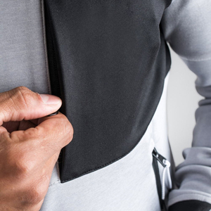 Survêtement unisexe décontracté à capuche pour l'hiver, idéal pour le sport et l'entraînement, 100 % coton, vente en gros - Product Image 5