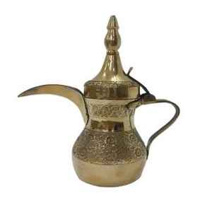 Cafetière arabe artisanale Dallah en acier inoxydable, théière traditionnelle arabe, bouilloire à café du Moyen-Orient pour le service - Product Image 2