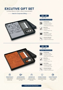 Coffret Cadeau Journal de Performance d'Équipe Contemporain – Stylo Bille Raffiné pour Récompense d'Entreprise - Product Image 3