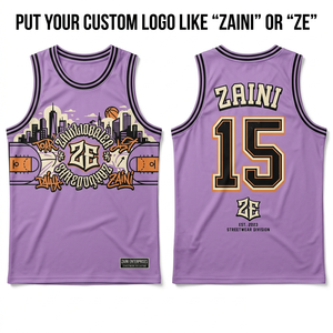 Maillot de basketball pour hommes 180 GSM en polyester interlock premium, couleur lavande, sublimation, logo personnalisé, nom et numéro, respirant, athlétique - Product Image 1