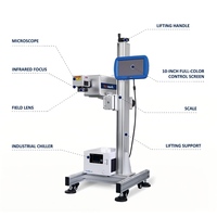 Machine de marquage laser UV à haute intensité, approuvée ISO CE, pour l'emballage plastique, 5W 10W, code de lot, imprimante laser