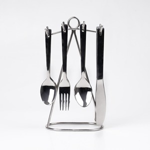 Stainless Steel <b>Flatware</b> Set High Mirror Polish Minimalist Design Dishwasher Safe Camping Cutlery - Product Image 3