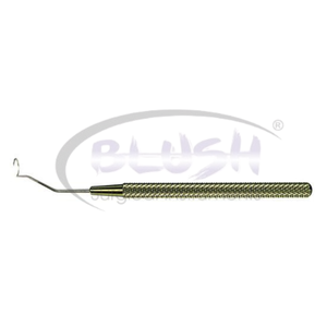 Keratoplasty Tunnel Creation Instruments Dvali Corneal Tunnel Dissector Spatula Left ø 5 mm CE Certified By <b>Blush</b> Surgical - Product Image 1