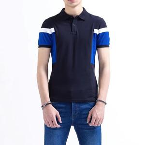 Chemises polo en coton à manches courtes de haute qualité, nouveau design, respirantes, à rayures, pour hommes - Product Image 2