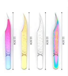 แหนบสีรุ้ง สแตนเลสสตีล อุปกรณ์ดูแลความงามระดับมืออาชีพ พร้อมบรรจุภัณฑ์แบบกำหนดเอง - Product Image 4